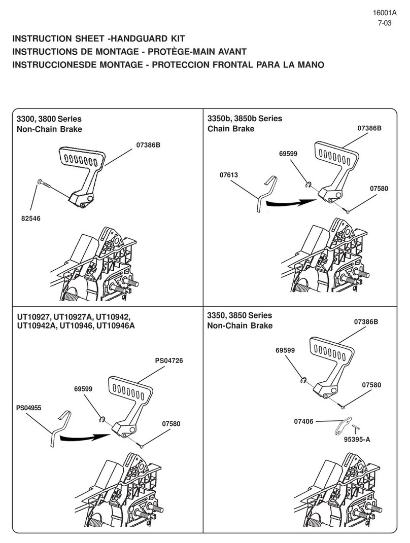 Homelite 16001A User manual Homelite 16001A User manual