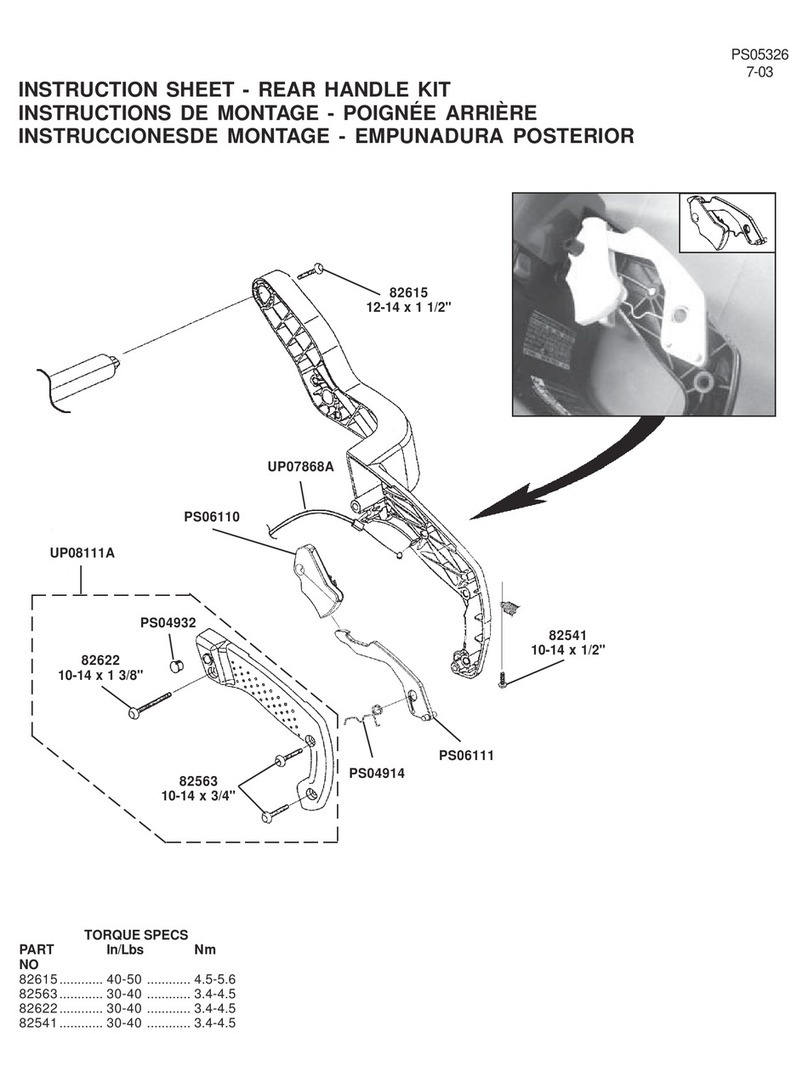 Homelite PS05326 User manual