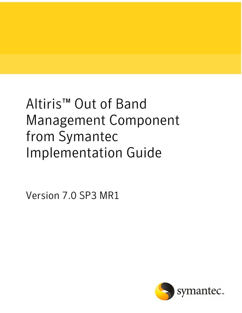 Symantec ALTIRIS OUT OF BAND MANAGEMENT COMPONENT 7.0 SP3 -... User manual