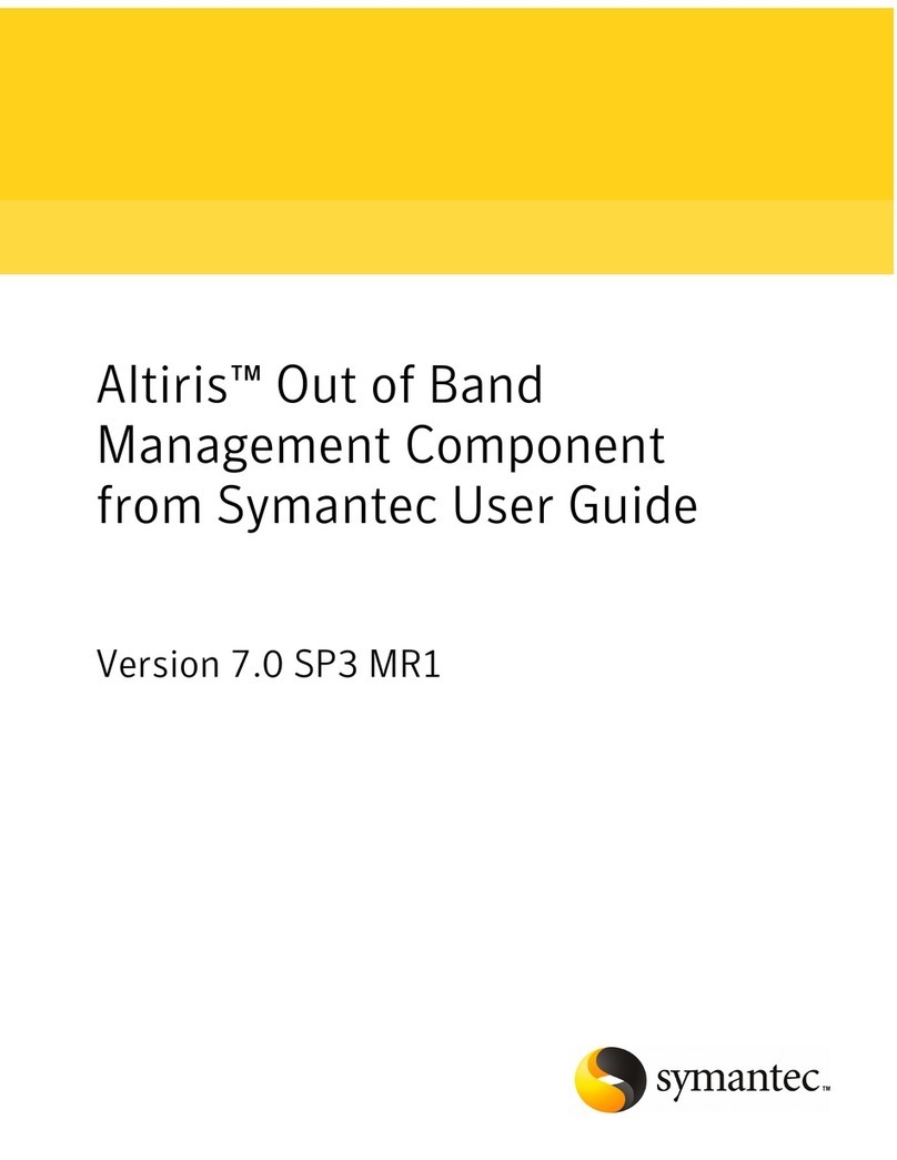 Symantec ALTIRIS OUT OF BAND MANAGEMENT COMPONENT 7.0 SP3 -... manual