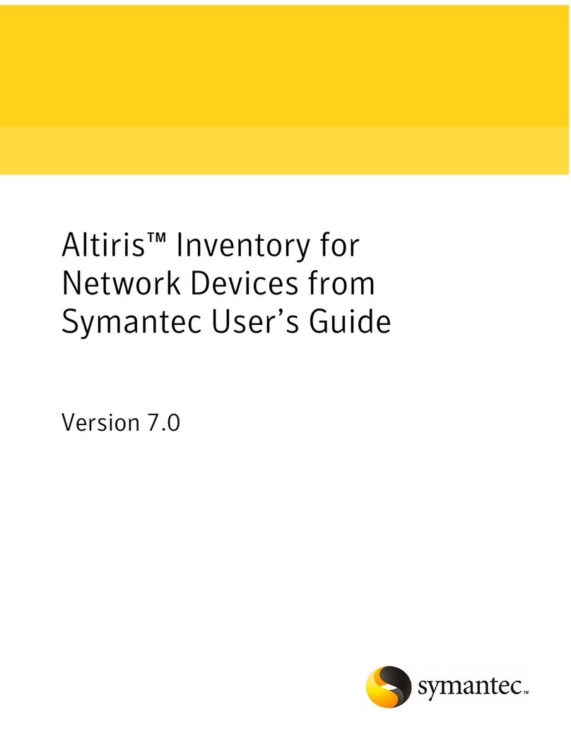 Symantec ALTIRIS INVENTORY 7.0 SP2 - FOR NETWORK DEVICES... User manual