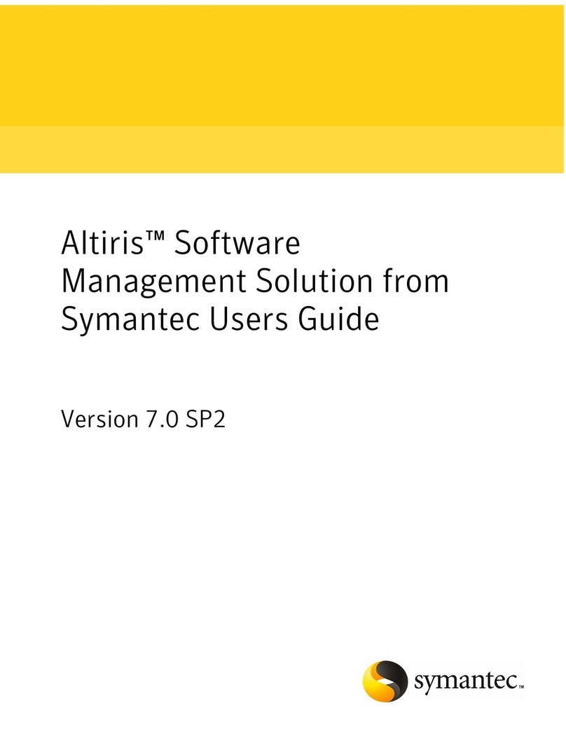Symantec ALTIRIS 7.0 SP2 - MANAGEMENT SOLUTION User manual
