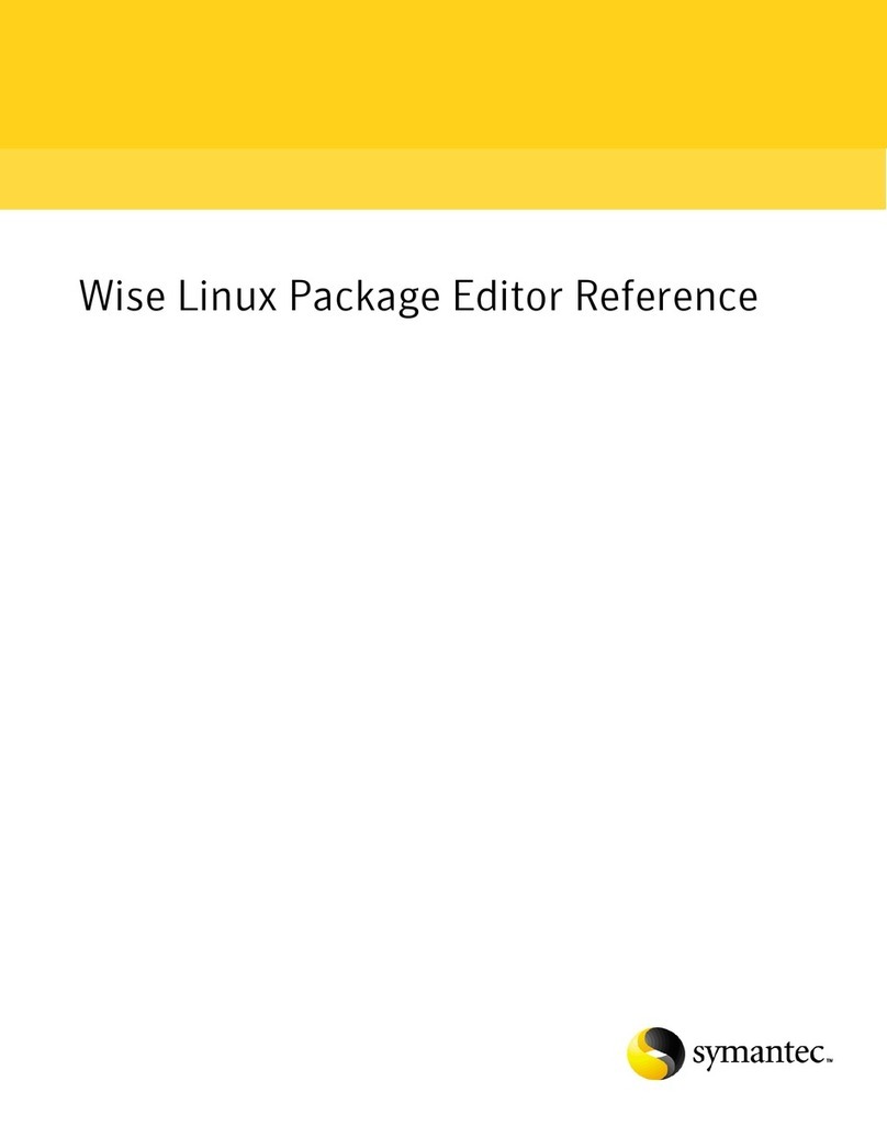 Symantec WISE LINUX PACKAGE EDITOR 8.0 - REFERENCE... Reference Symantec WISE LINUX PACKAGE EDITOR 8.0 - REFERENCE... Reference