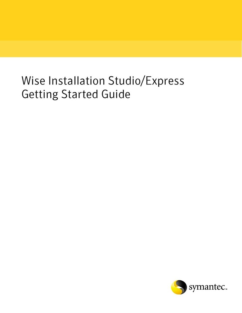 Symantec WISE INSTALLATION EXPRESS 7.0 SP2 - GETTING STARTED GUIDE... User manual