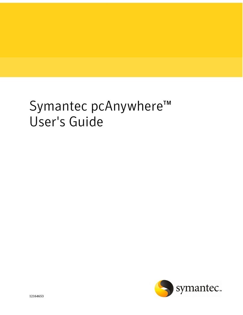 Symantec PCANYWHERE - V12.1 User manual