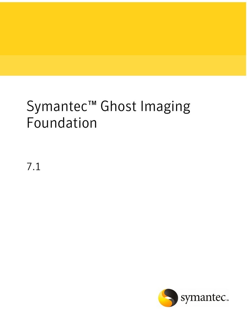 Symantec GHOST IMAGING FOUNDATION 7.1 - V1.0 User manual