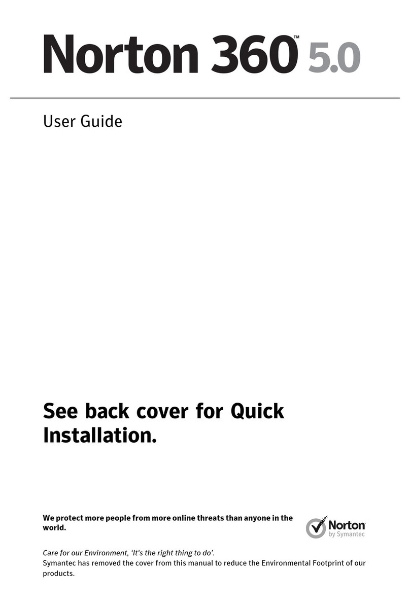 Symantec NORTON 360 5.0 User manual