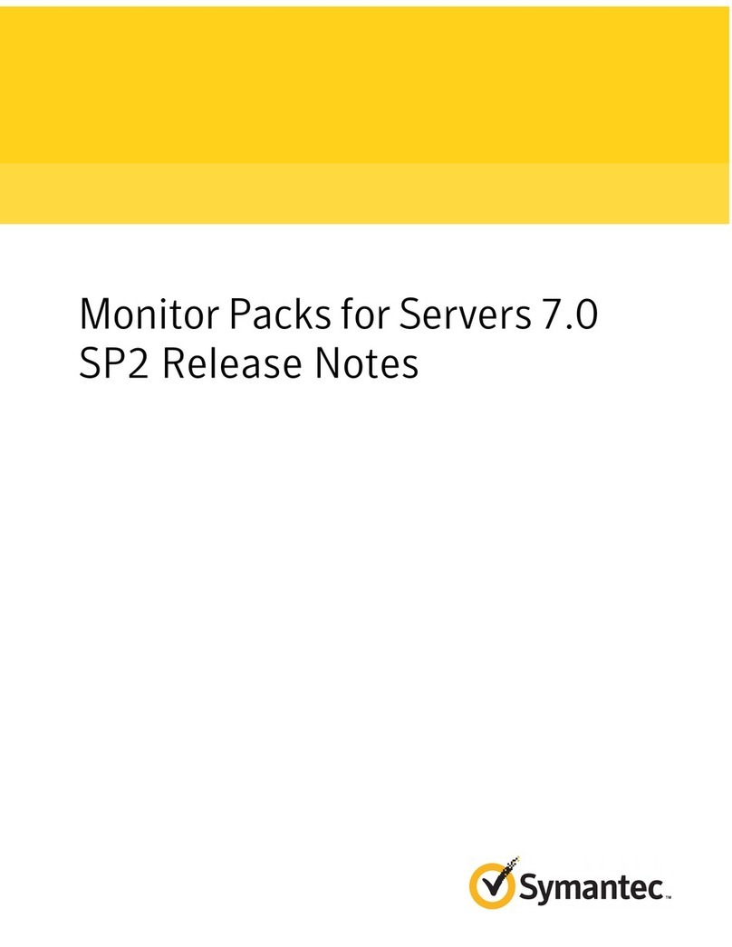 Symantec MONITOR PACKS FOR SERVERS 7.0 - SP2 S Instruction Manual