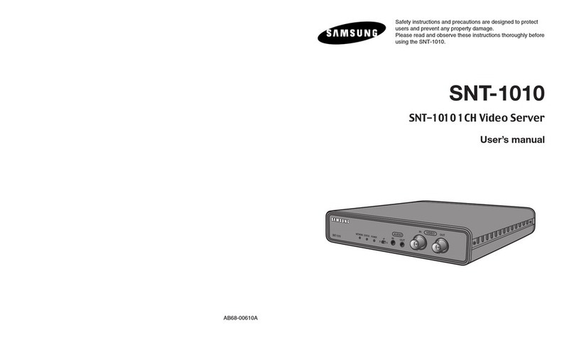 Samsung SNT-1010 User manual