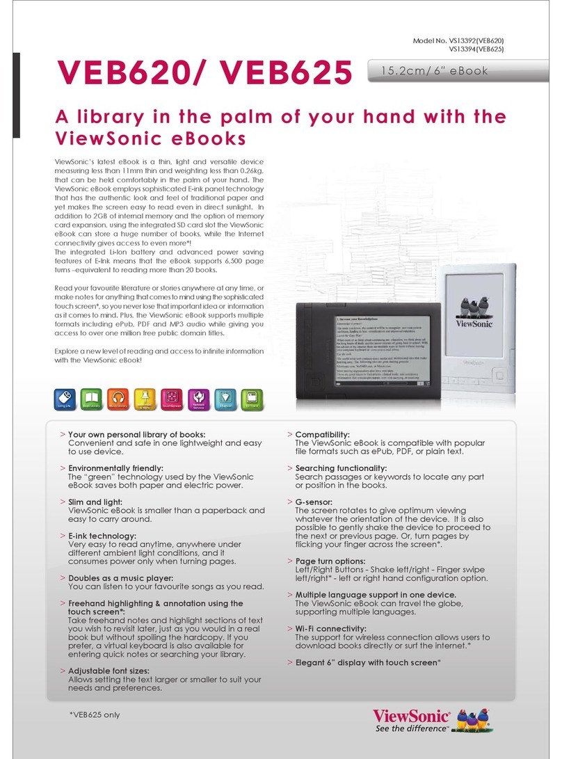 ViewSonic VEB620 User manual