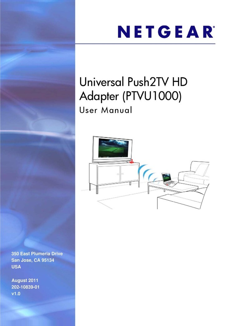 NETGEAR PTVU1000 user manual
