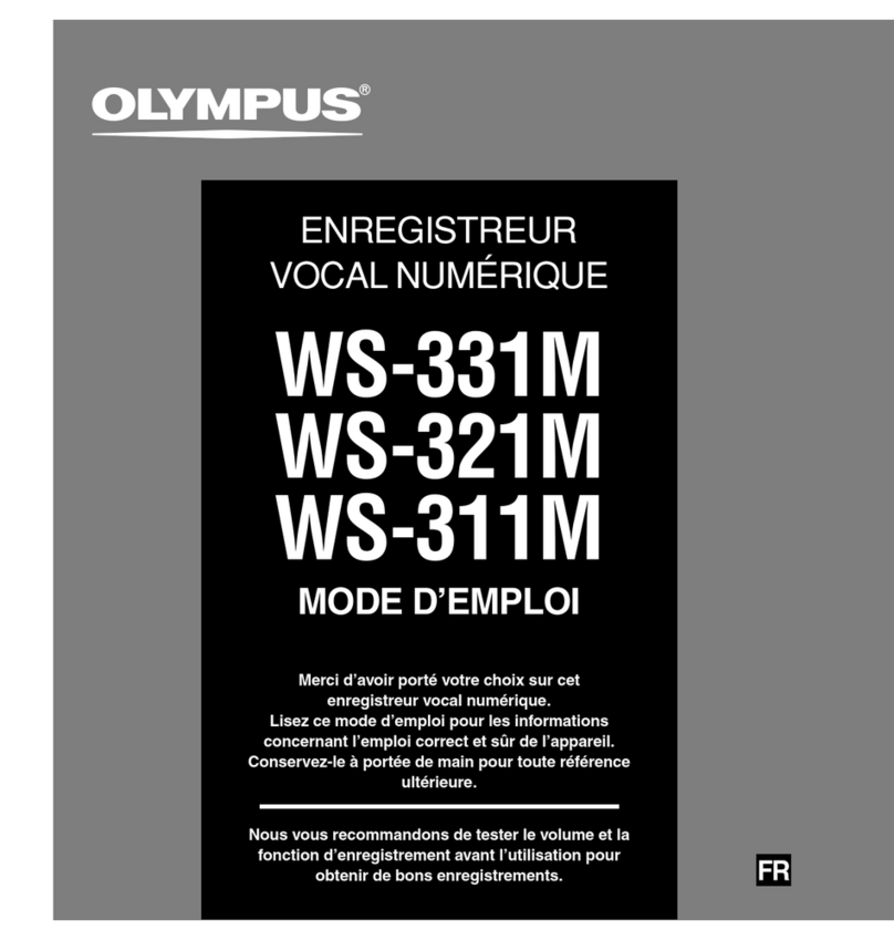 Olympus WS-321M - 1 GB Digital Voice Recorder Assembly instructions