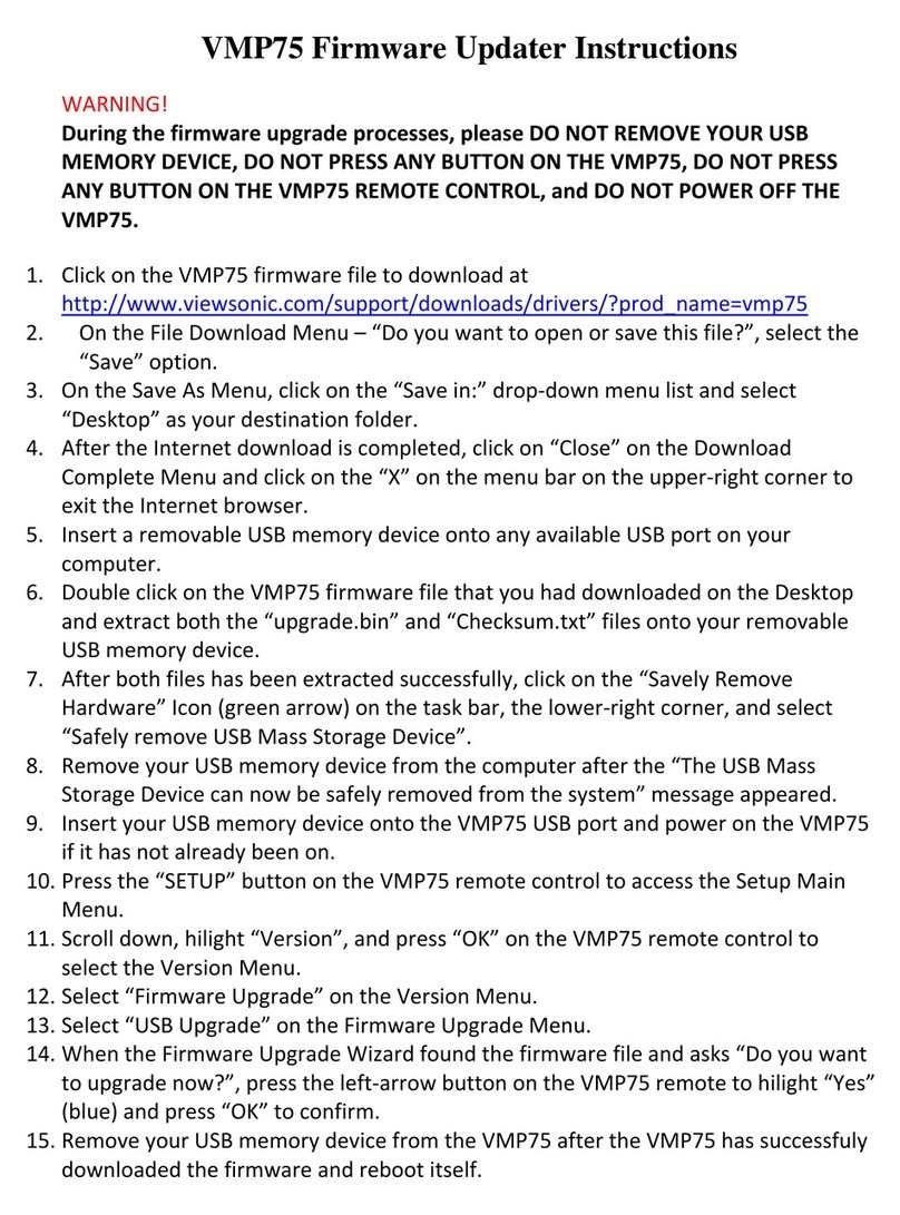 ViewSonic NexTV VMP75 Use and care manual ViewSonic NexTV VMP75 Use and care manual