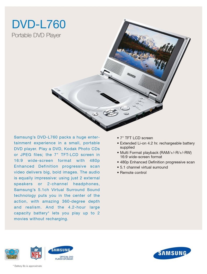 Samsung DVD-L760 User manual