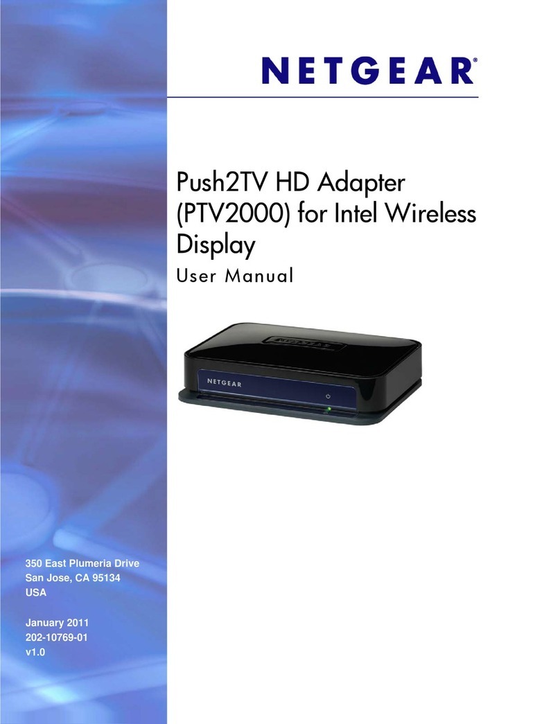 NETGEAR PTV2000 - Push2TV™ HD-TV ADAPTER user manual