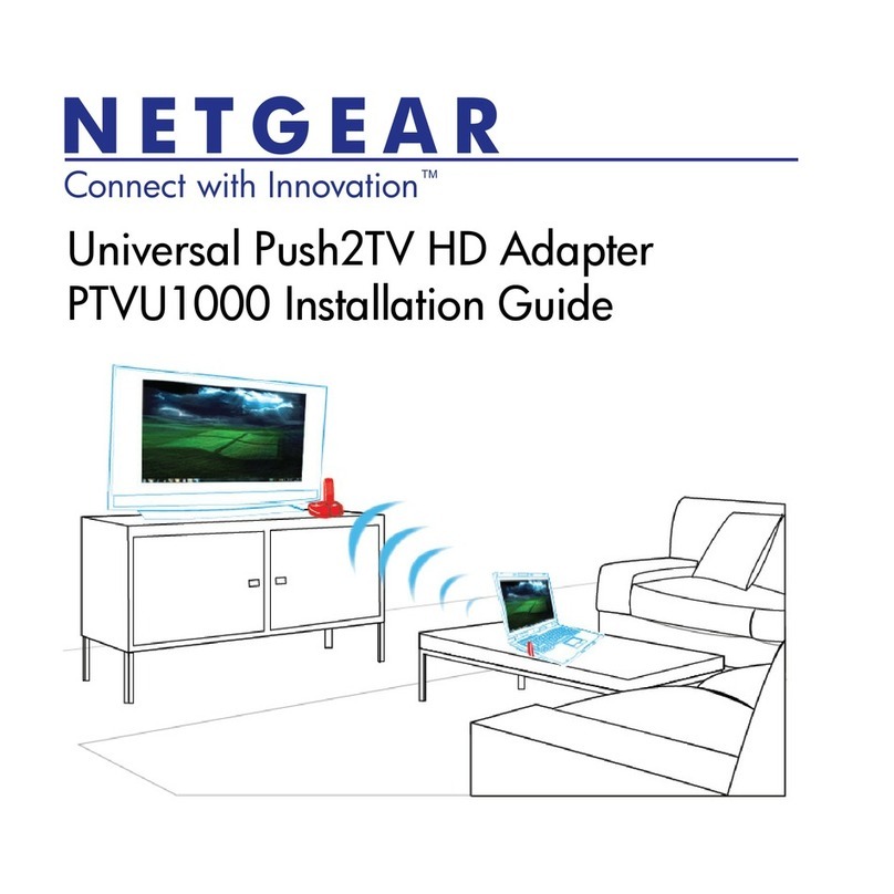NETGEAR PTVU1000 User manual