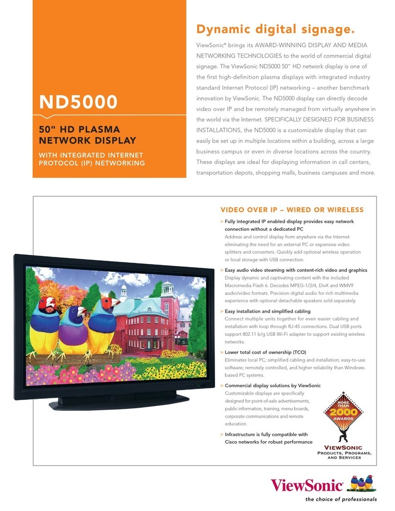 ViewSonic ND5000 User manual