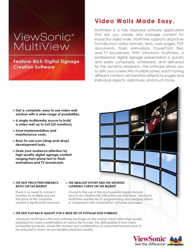 ViewSonic MultiView datasheet
