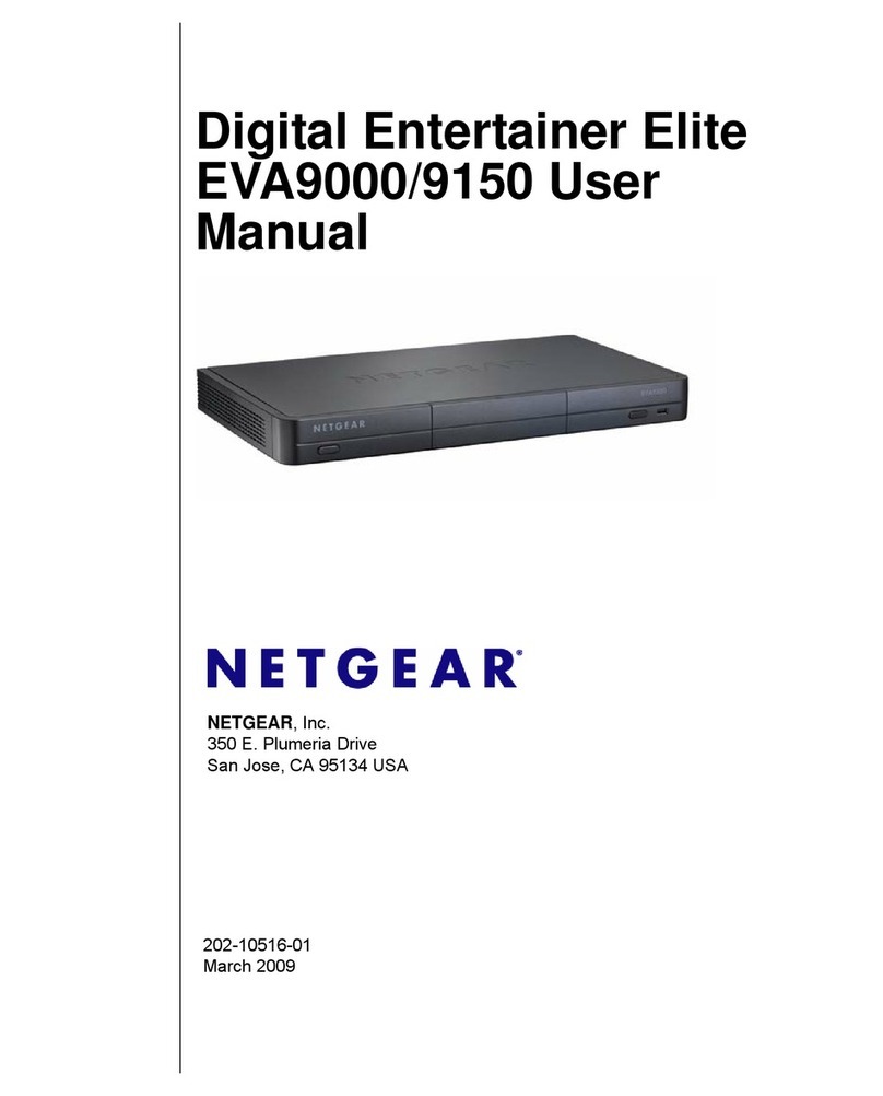 NETGEAR EVA9150 - Digital Entertainer Elite user manual