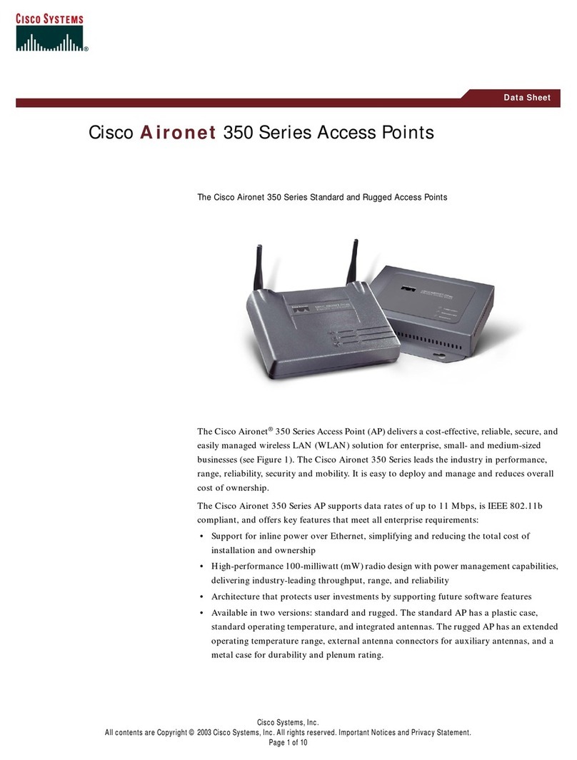 Cisco AIR-AP352E2R - Aironet 350 - Wireless Access... User manual Cisco AIR-AP352E2R - Aironet 350 - Wireless Access... User manual