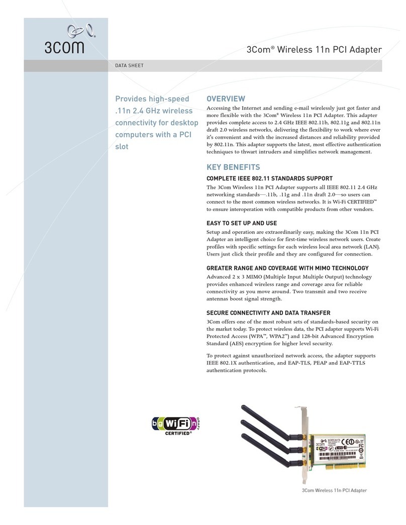 3Com 3CRPCIN175 datasheet