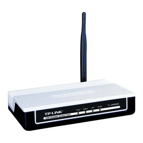 TP-Link TL-WA500G User manual