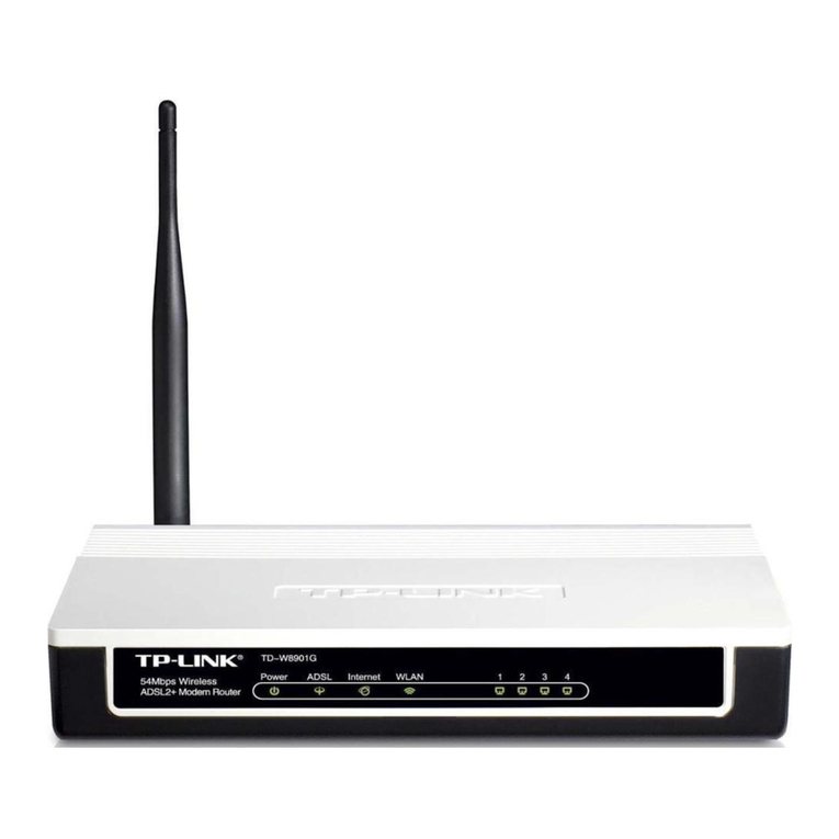TP-Link TD-W8901G - VERSION 1.0.4 User manual
