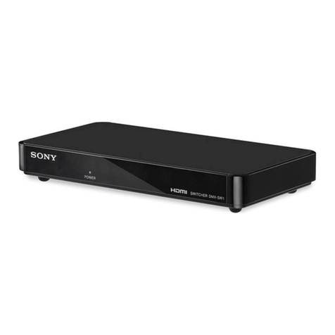 Sony DMX-SW1 - Bravia Input Link User manual