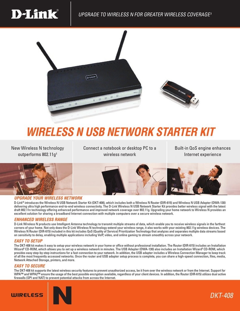 D-Link DKT-408 User manual