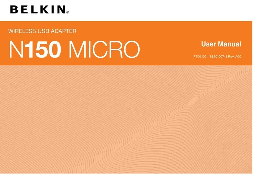 Belkin Surf F7D1102 User manual