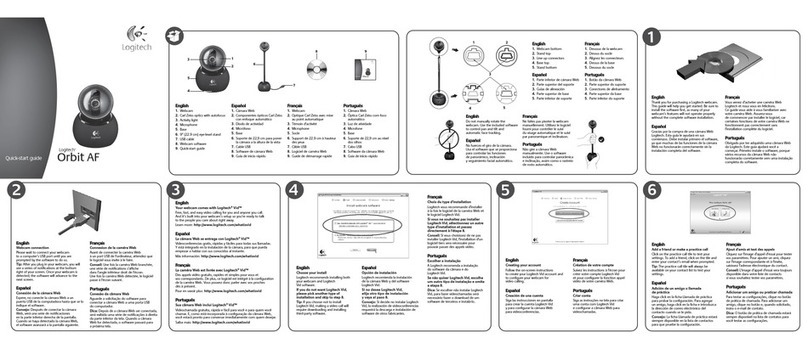 Logitech QuickCam Orbit AF quick start guide