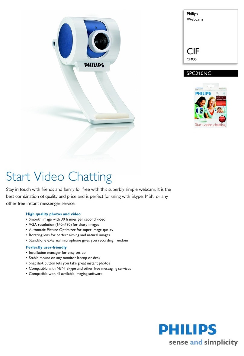 Philips SPC210NC - SPC Web Camera Specifications