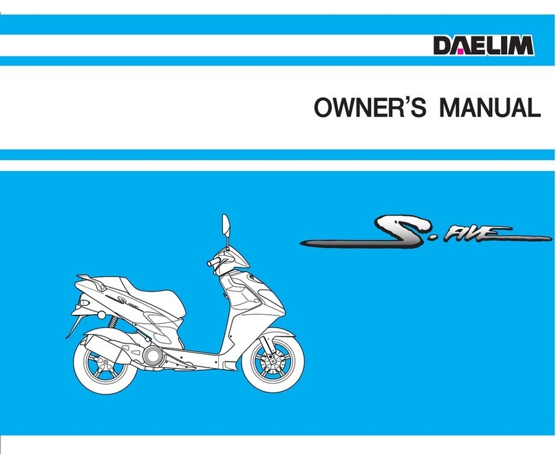 DAELIM S-FIVE - User manual DAELIM S-FIVE - User manual