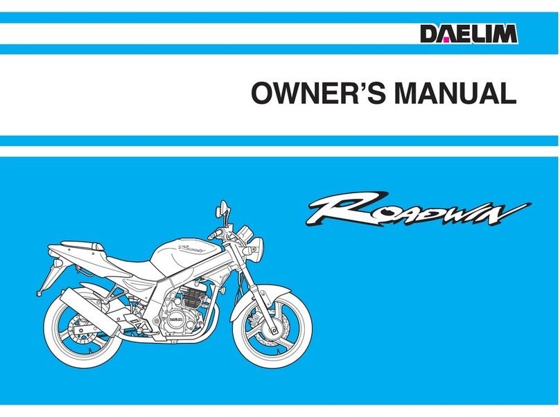 DAELIM ROADWIN 125 FI User manual DAELIM ROADWIN 125 FI User manual