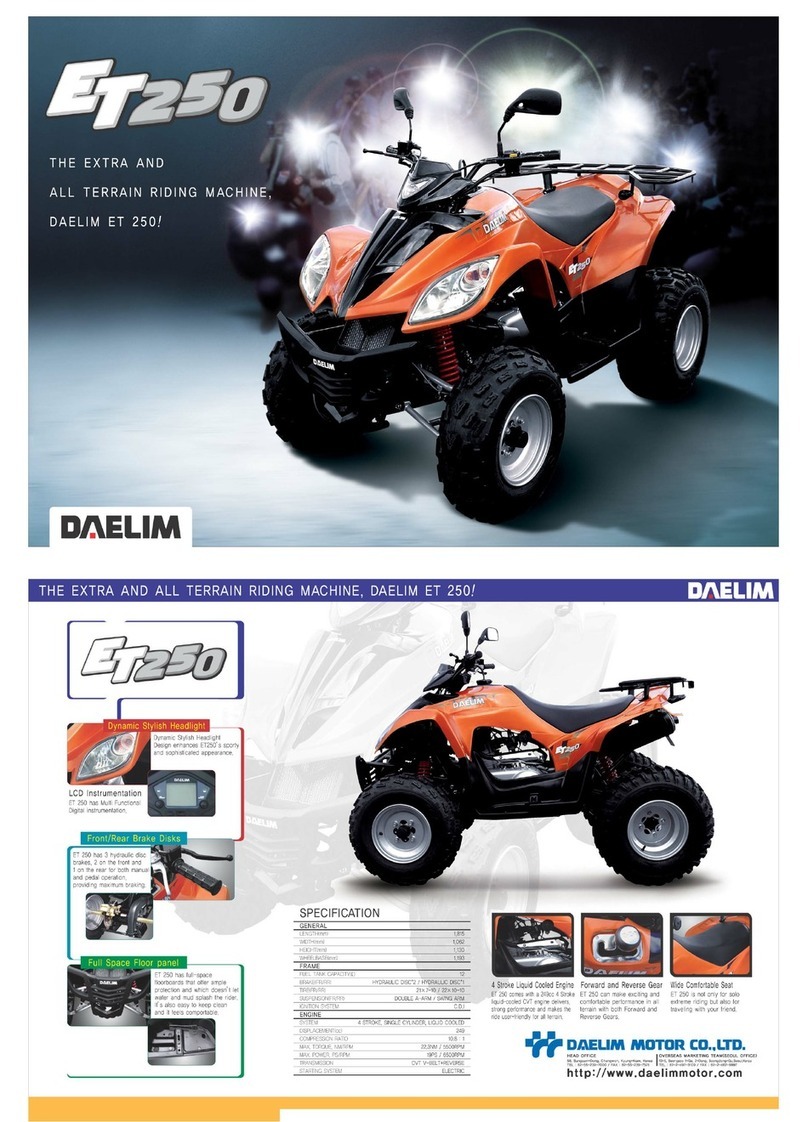 DAELIM ET-250 Specifications