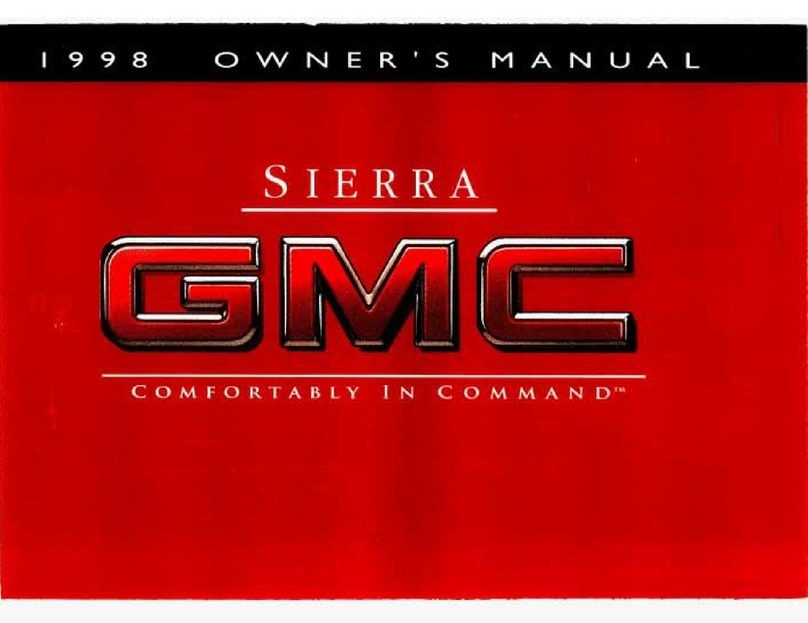 GMC SIERRA 1998 User manual
