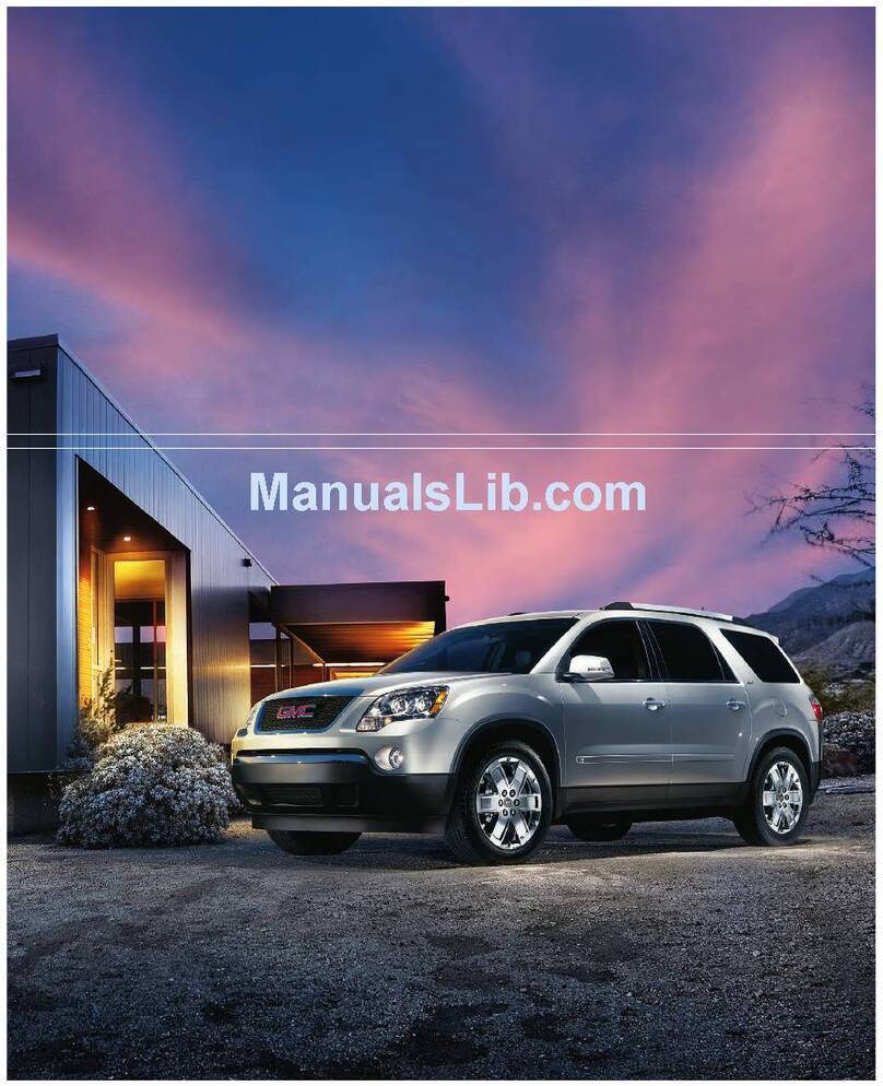 GMC ACADIA - BROCHURE 2010 User manual