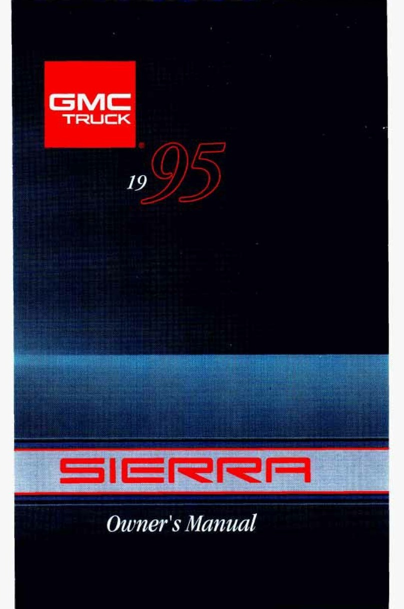 GMC SIERRA 1995 User manual