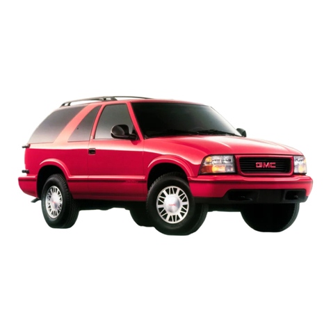 GMC JIMMY 2002 User manual