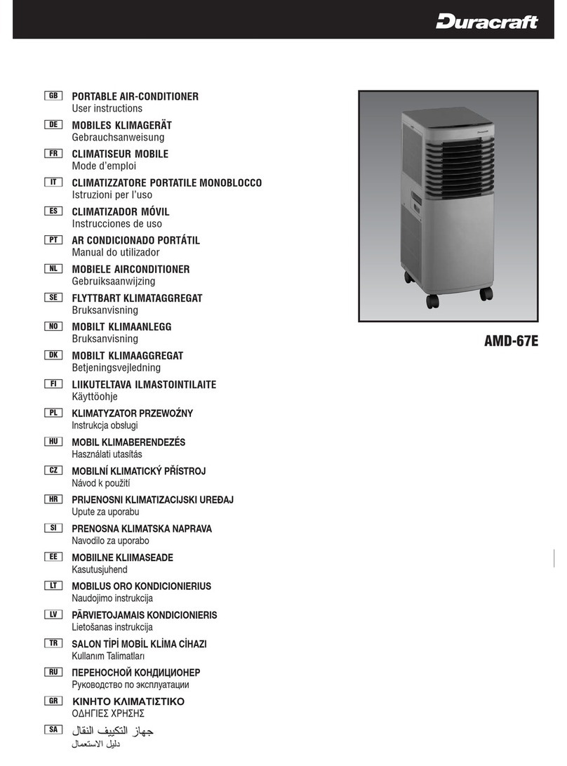 Duracraft AMD-67E User manual