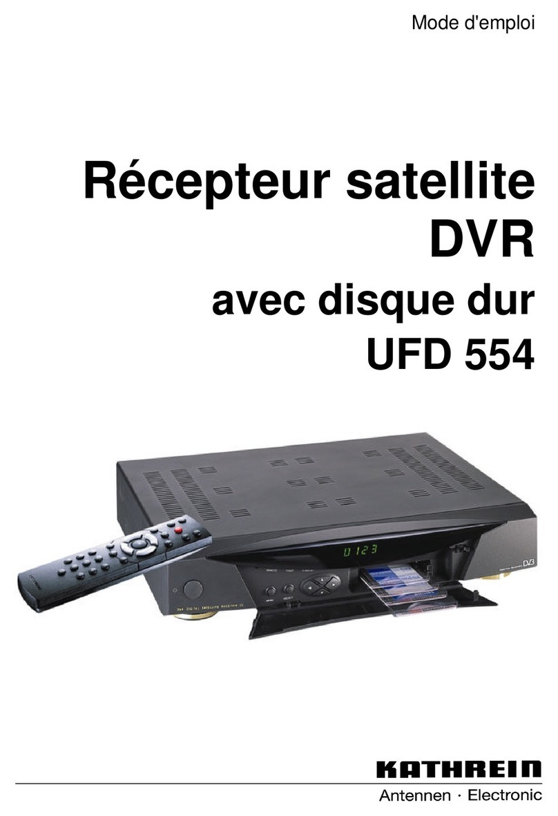Kathrein UFD 554 Mode d'emploi