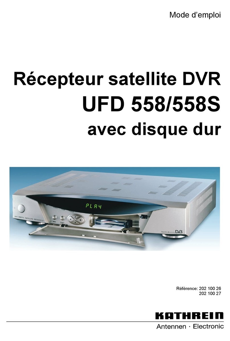 Kathrein UFD 558S Mode d'emploi