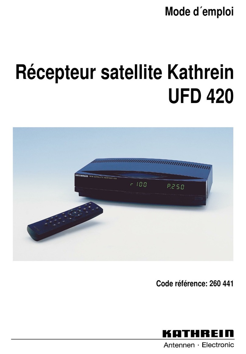 Kathrein UFD 420 Mode d'emploi