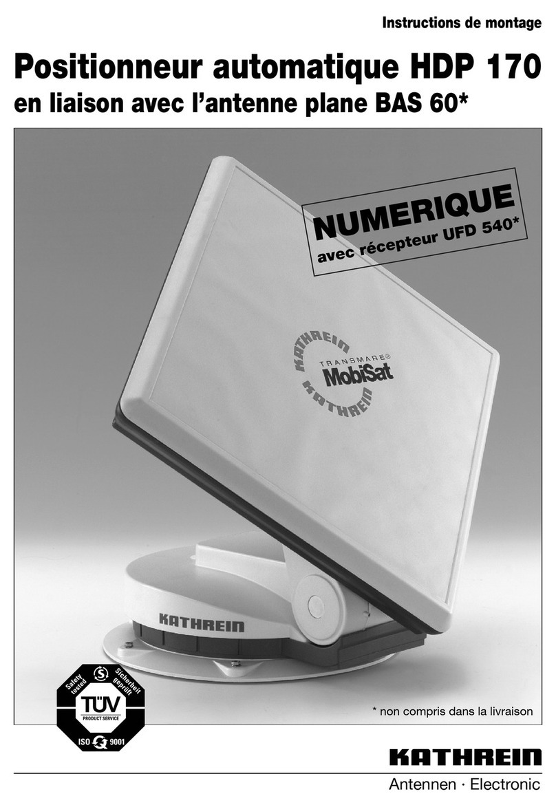 Kathrein HDP 170 Instructions de montage
