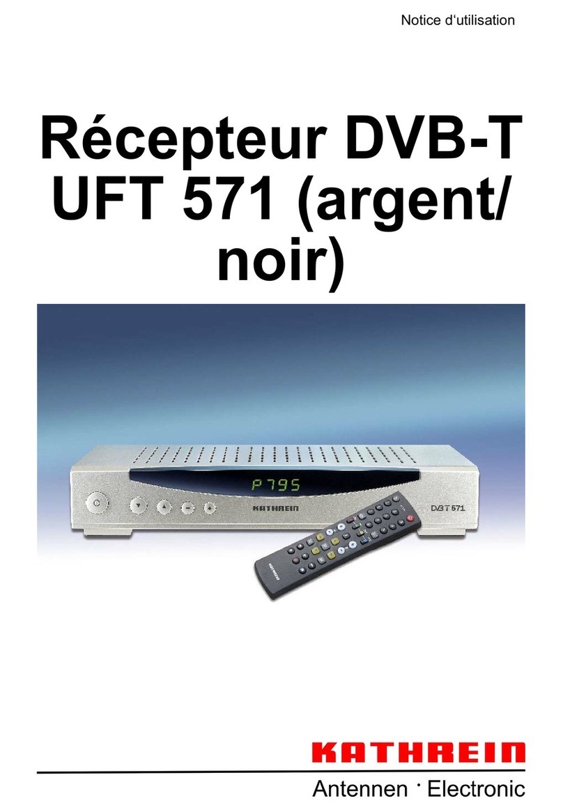 Kathrein UFT 571SW Operation and maintenance manual