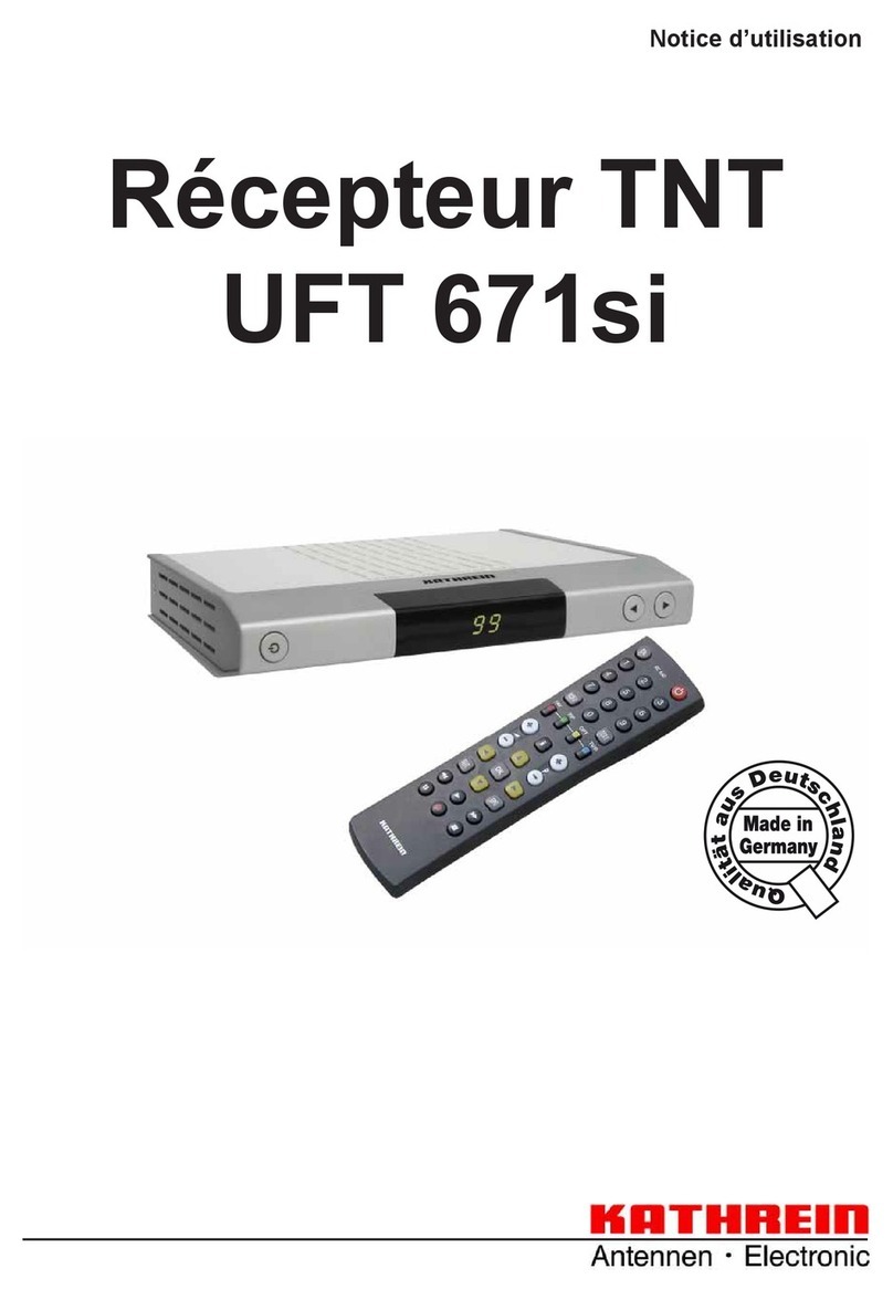 Kathrein UFT 671si Notice d'utilisation