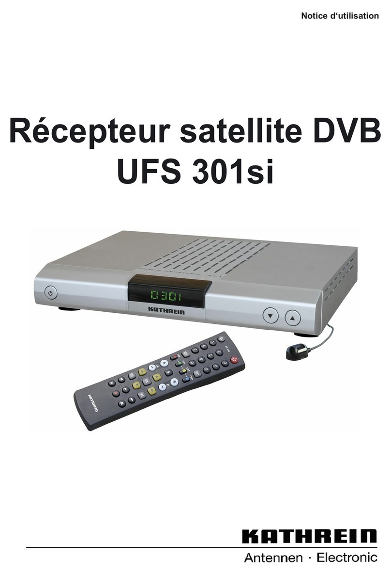 Kathrein UFS 301Si Notice d'utilisation