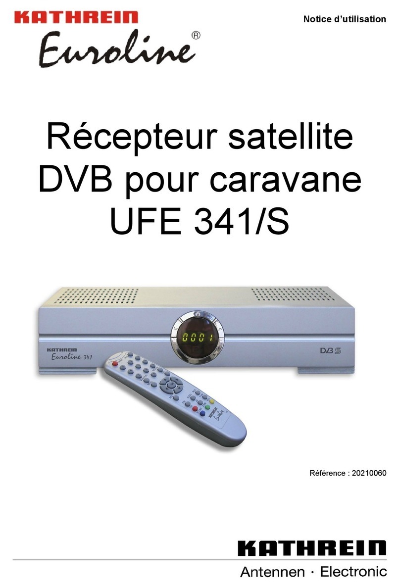 Kathrein Euroline UFE 341S Notice d'utilisation