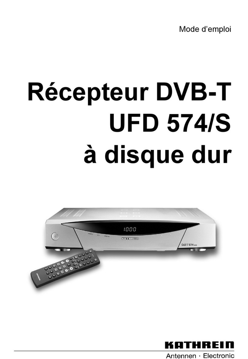 Kathrein UFD 574/S Mode d'emploi