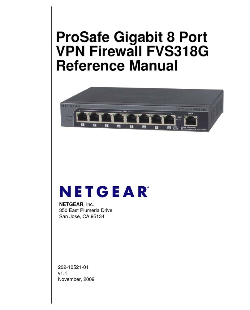 NETGEAR FVS318G - ProSafe Gigabit VPN Firewall Data Sheet... User manual NETGEAR FVS318G - ProSafe Gigabit VPN Firewall Data Sheet... User manual